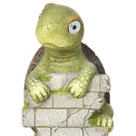 Tortoise Art Sculpture With Solar Light, Outdoor Decor