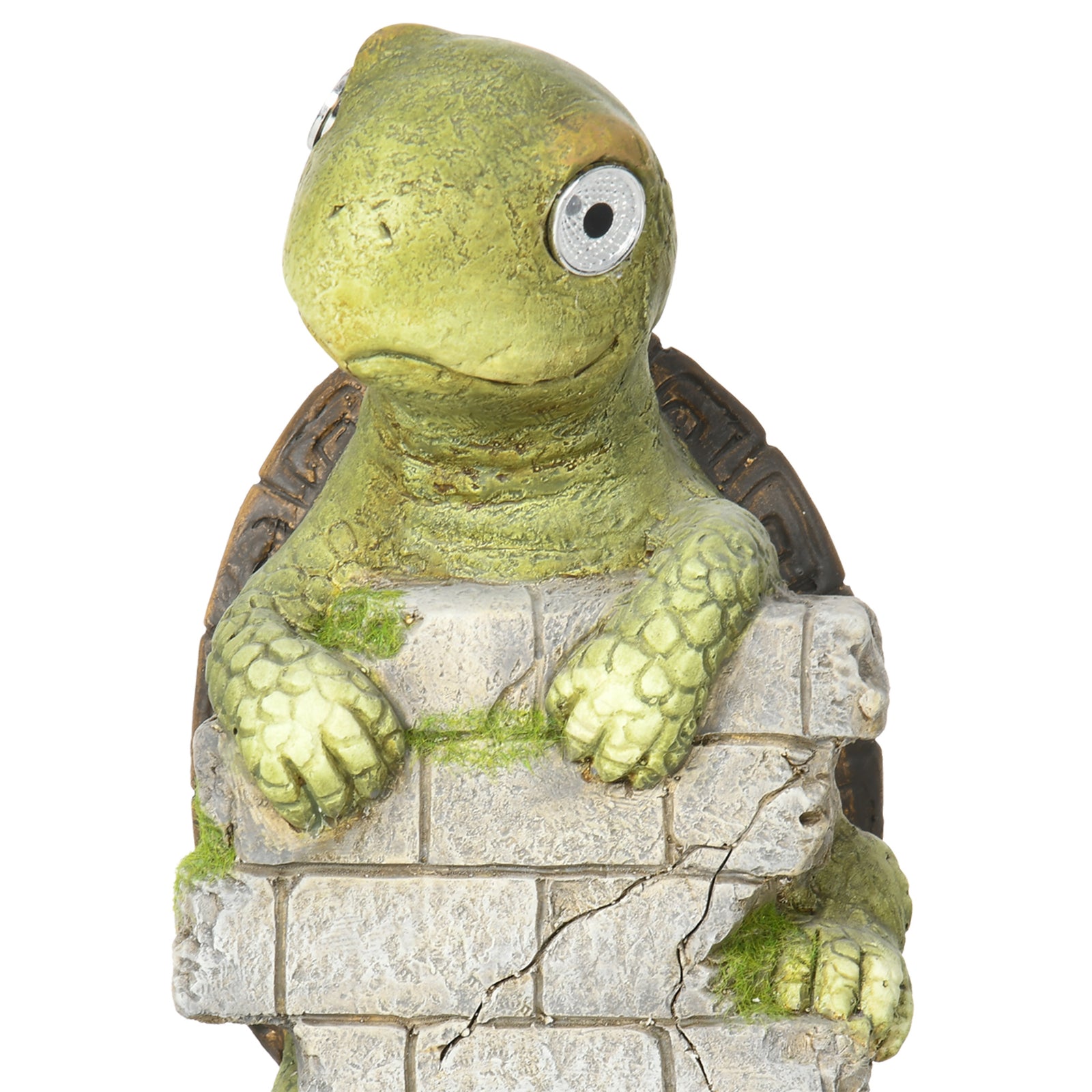 Tortoise Art Sculpture With Solar Light, Outdoor Decor