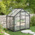 Polycarbonate Walk-in Greenhouse 6x4ft