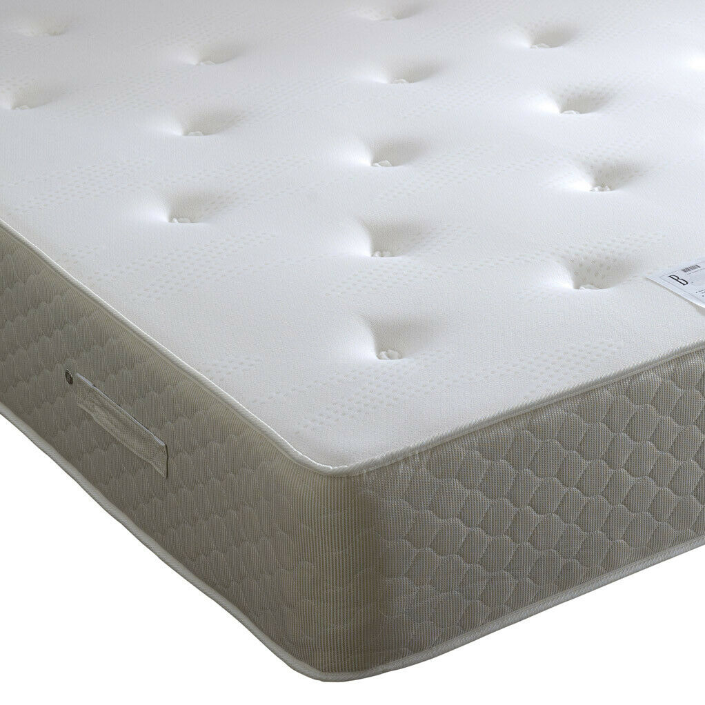 Memory Ortho 1200 Pocket Sprung Memory Foam Mattress | Double | White