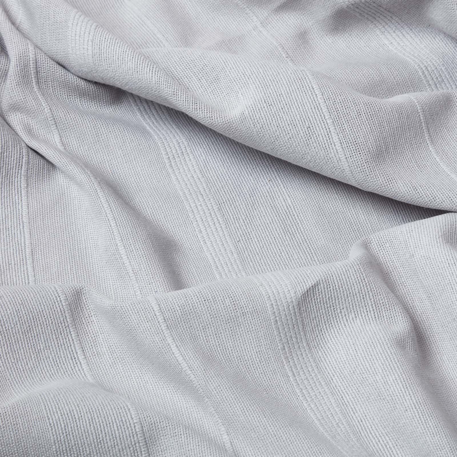 Cotton Rajput Ribbed Throw | 150cm x 200cm | Silver Grey