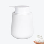 Soap Dispenser Rubber Paint Foaming Recycled Ceramic | White