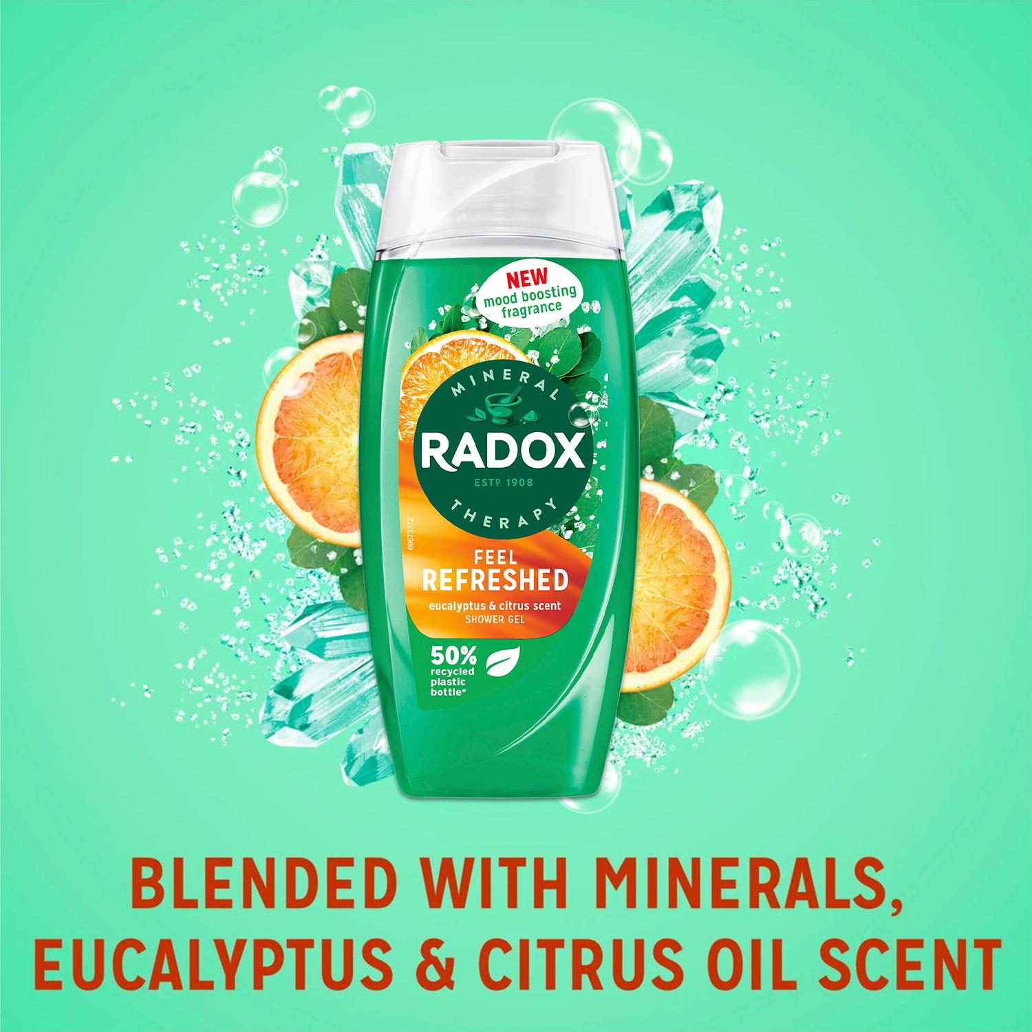 Shower Gel Feel Refreshed With Eucalyptus & Citrus Scent, 225ml, 6pk | 6 | Green