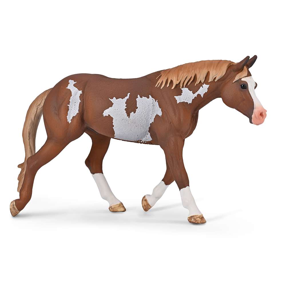CollectA American Paint Horse Stallion Chestnut Overo