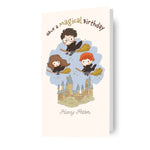 Harry Potter Cartoon Birthday Card Official Product