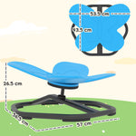 Butterfly-shaped Kids Swivel Chair, Sensory Spinning Chair | Blue