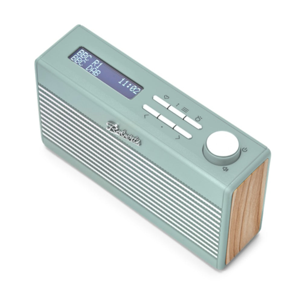 Roberts Rambler Mini Fm/dab/dab+ Digital Radio, Bluetooth & Built-in Rechargeable Battery | Teal