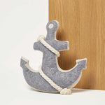 HOMESCAPES Weighted Anchor Fabric Doorstop