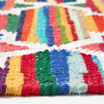 Amsterdam Handwoven Cotton Chindi Kilim Rug | 200cm | Multi Colour