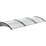 Front Door Canopy, for Window, Porch, Clear | 3 | White