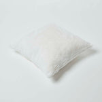 Soft Touch Faux Fur Filled Cushion | 45cm x 45cm | Cream