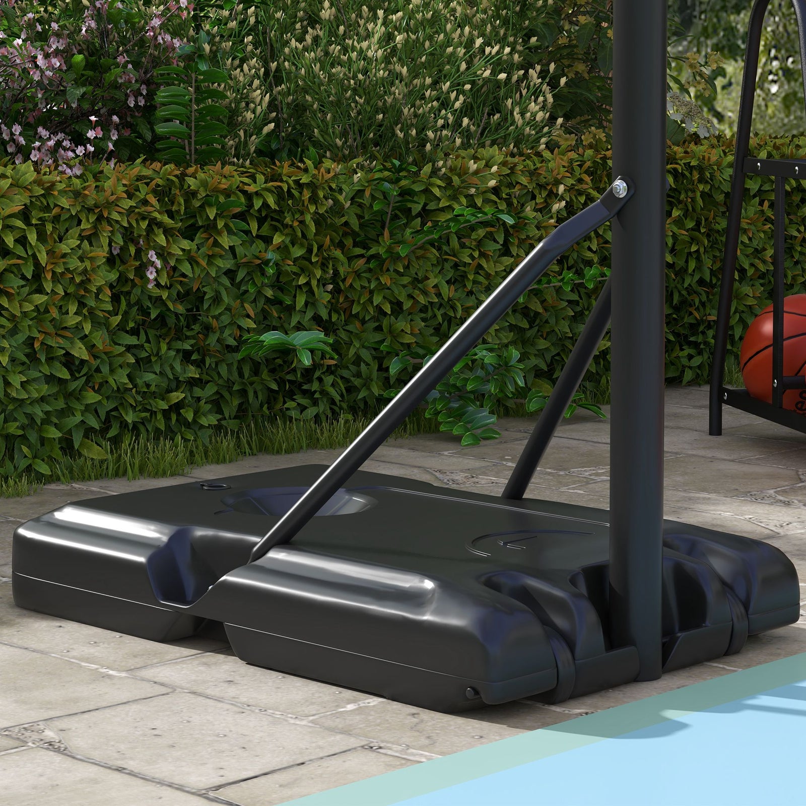 Basketball Hoop And Stand Adjustable Basketball Stand Net | Black