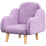 Cloud-shaped Toddler Armchair, Kids Chair, 1.5-3 Years | Purple