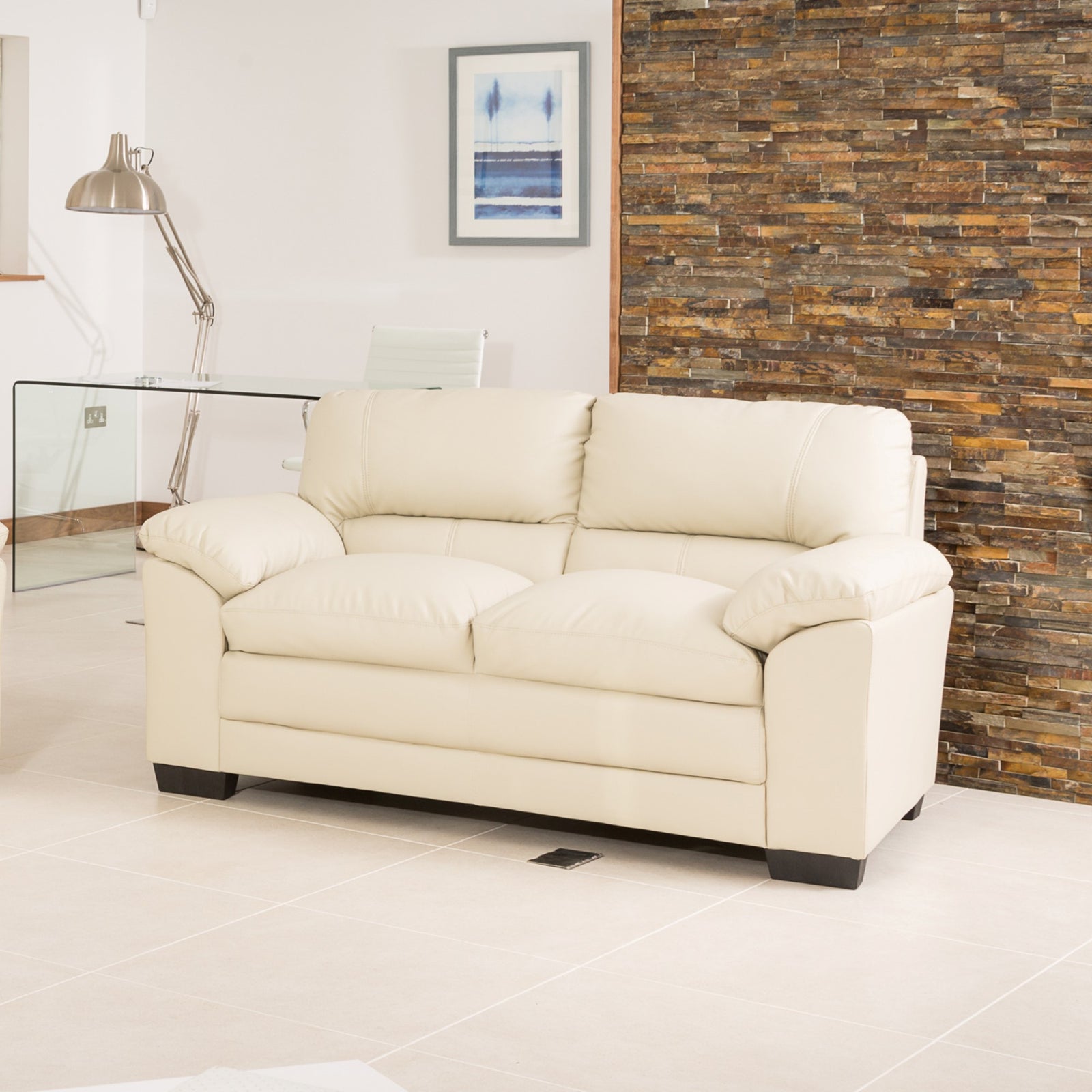 Genoa 2 Seat Sofa | 2 | Cream