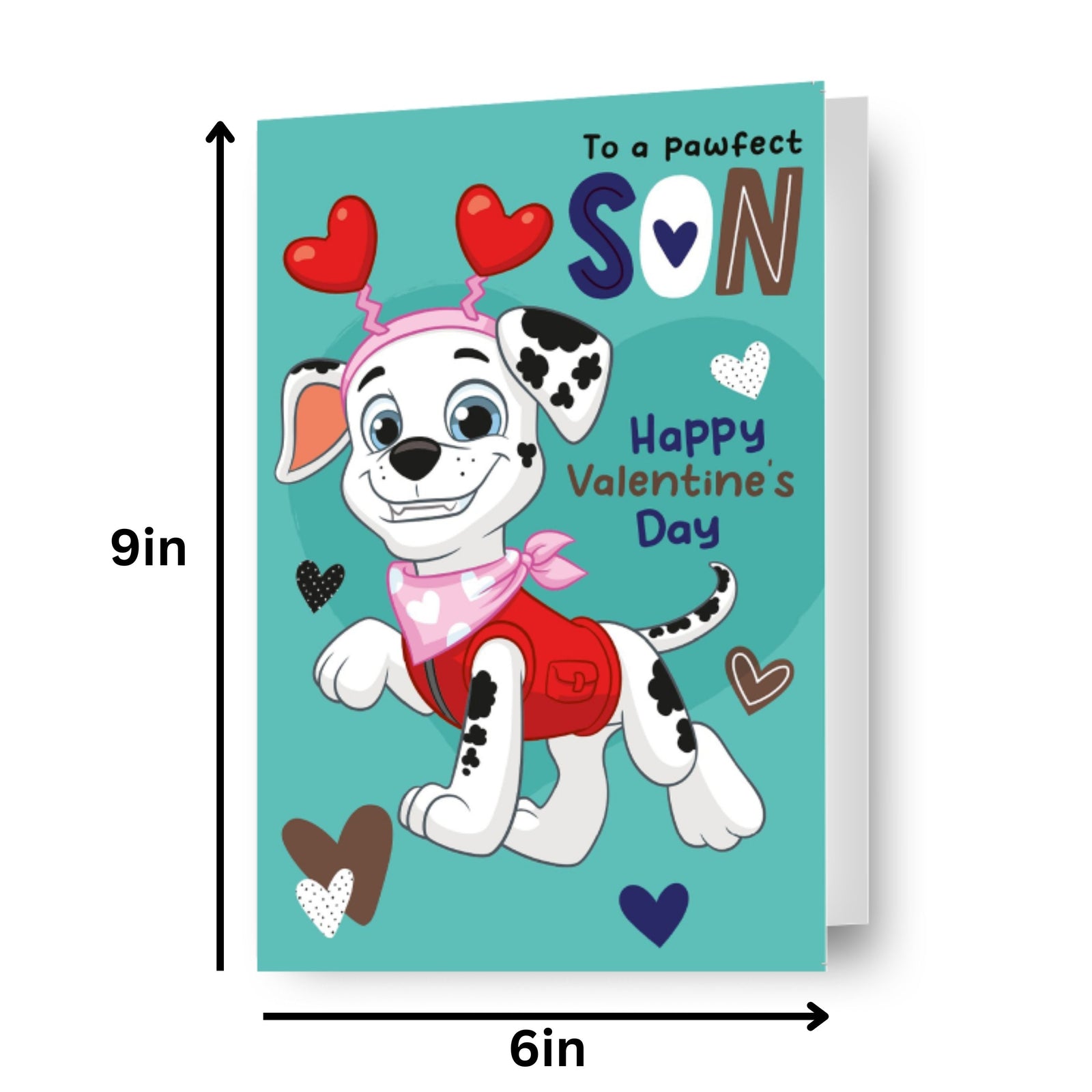 Paw Patrol Pawfect Son' Valentine's Day Card Official Product