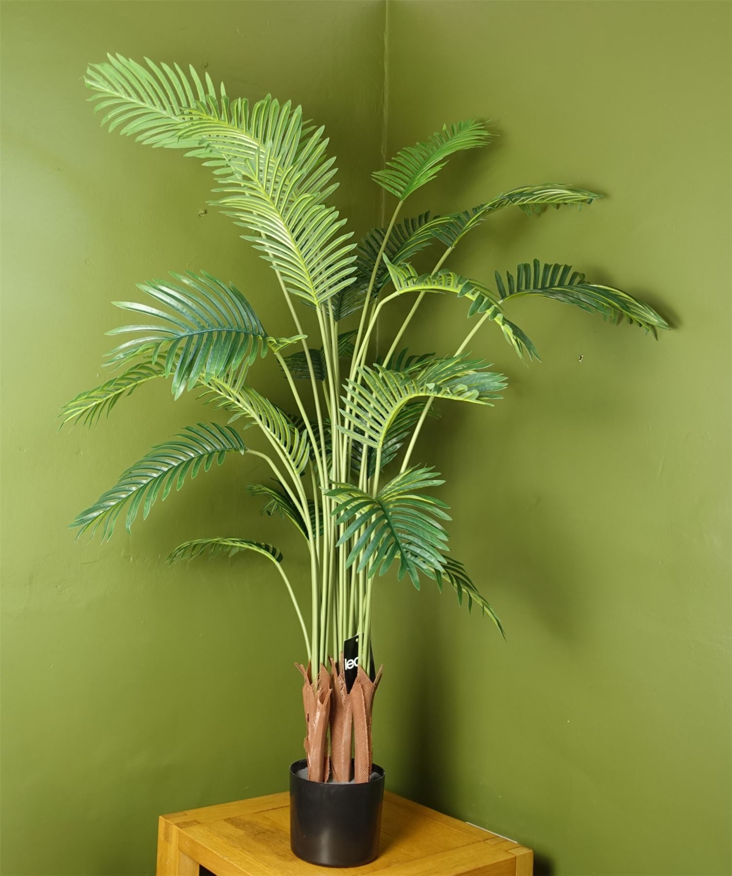 150cm Large Artificial Areca Palm Tree Potted In Black Pot