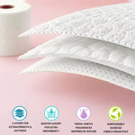 Toilet Roll, Spirits Of Tera – Quilted Soft 3-ply Tissue | 60 Rolls | White