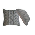 Alda Cushion Set | Set of 2 | Grey