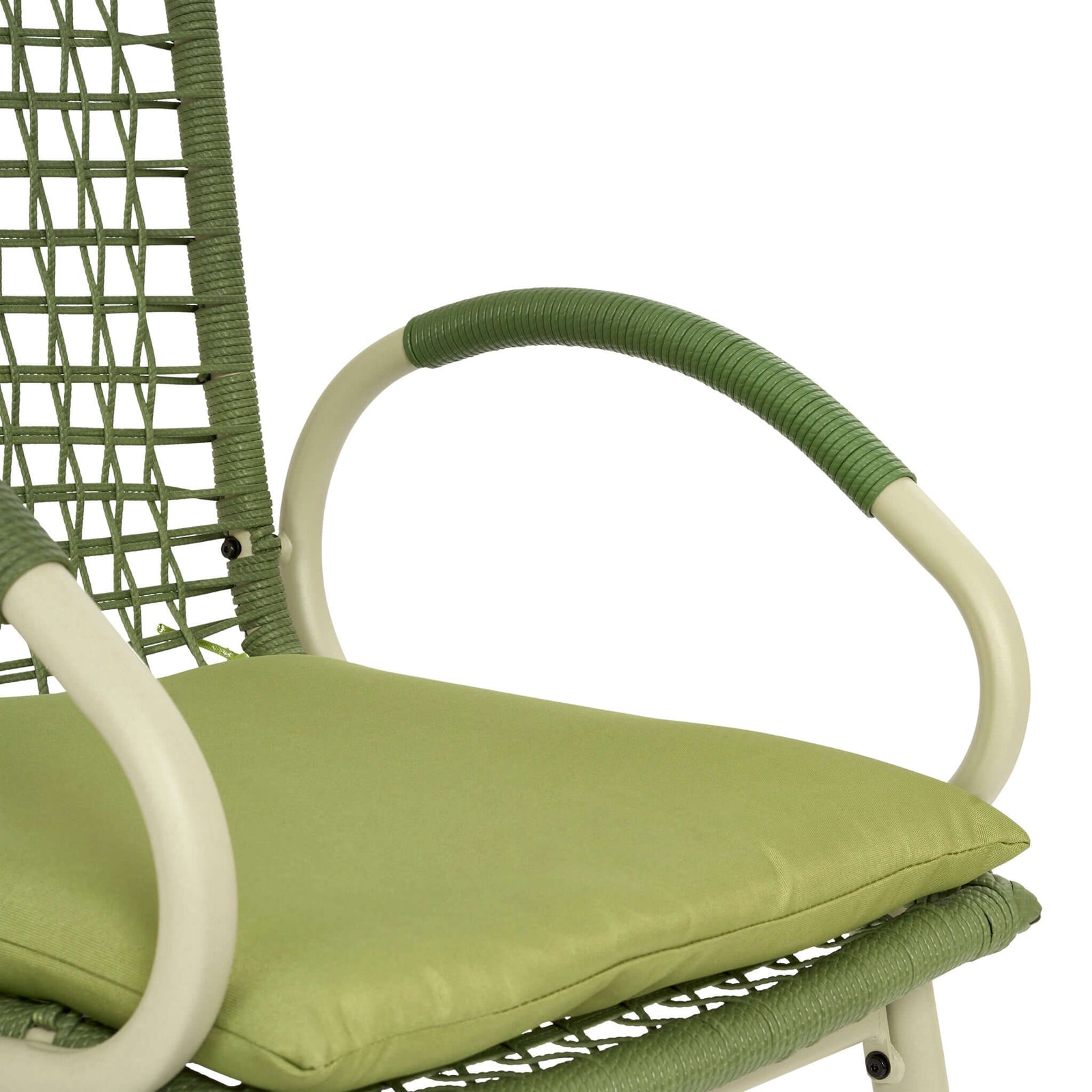 5-piece Rattan Outdoor Dining Set | Green