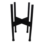 Leaf Medium Black Planter Stand (planter Not Included) 38.5cm X 18cm