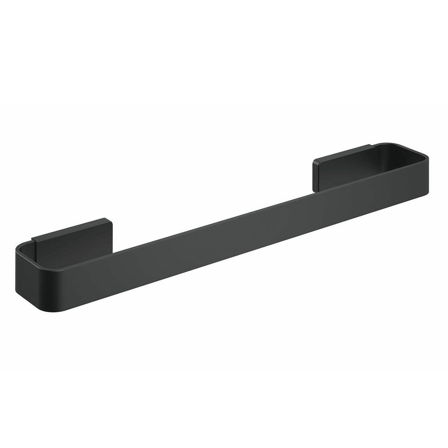 Towel Rail, Black Matt, Wall-mounted, 40 Cm. Collection Nea