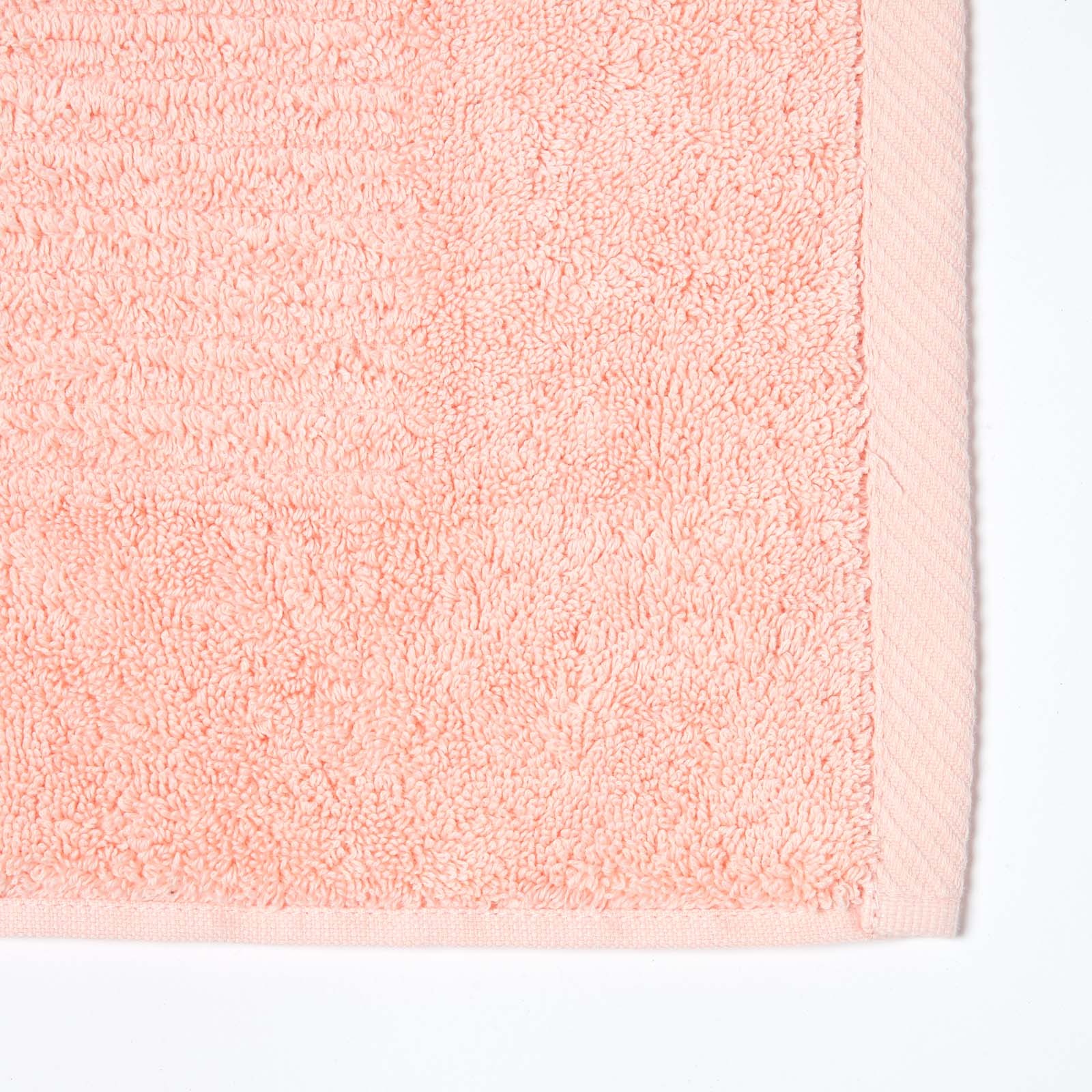 Imperial Plain Turkish Cotton Bath Mat | 50 x 80cm | Peach