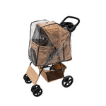 Pet Stroller With Rain Cover | Beige