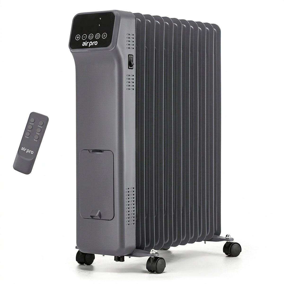Oil Filled Radiator 2500w With Thermostat & Remote Control – 11 Fin