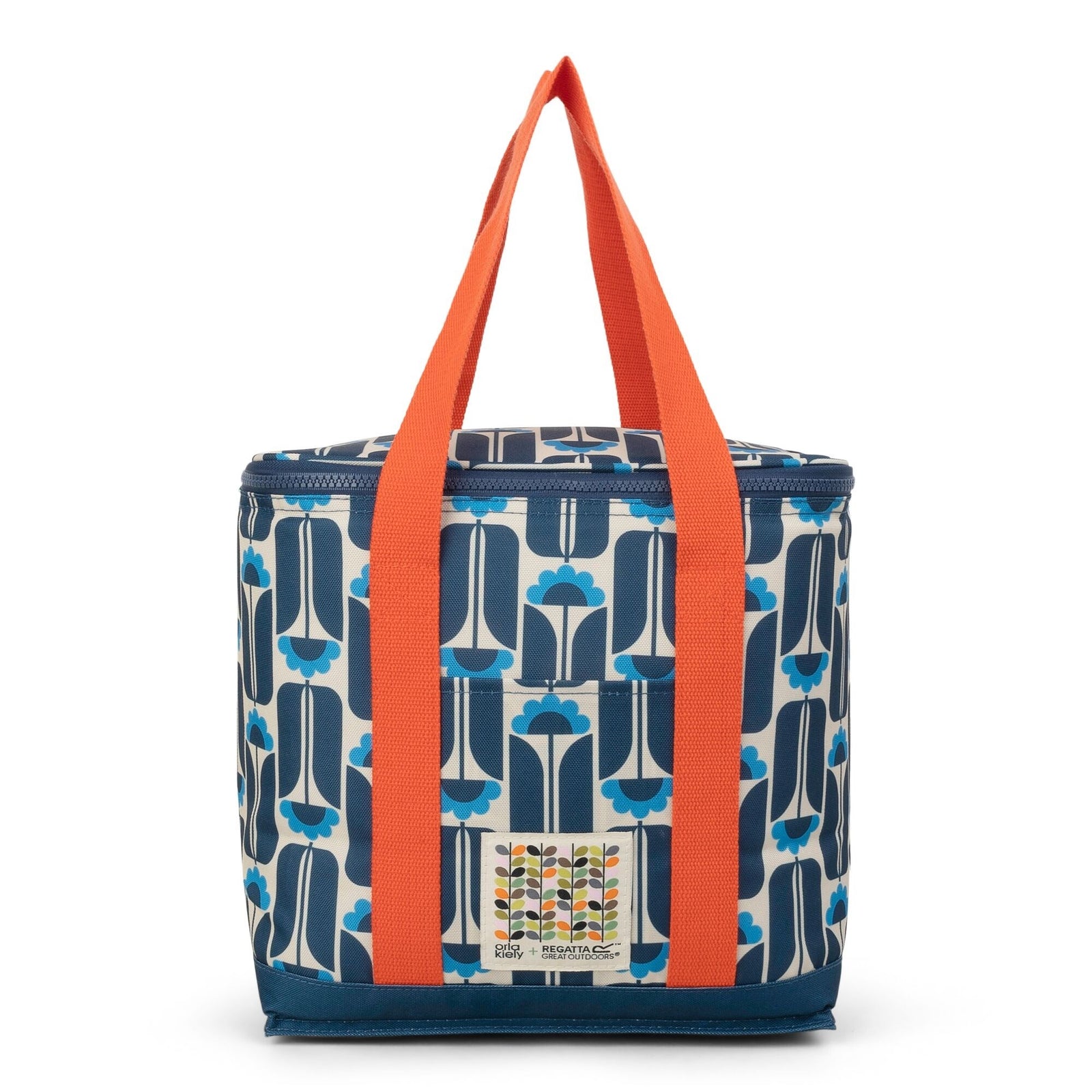 Orla Kiely 12l Flowers Cool Bag | One Size | NavyBlue