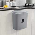 Kitchen Compost Bin Hanging Trash Can | Grey