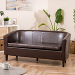 Meriden 3 Seat Tub Sofa | 3 | Brown