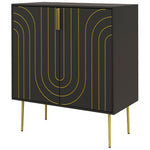 Freestanding Storage Cabinet With Adjustable Shelf