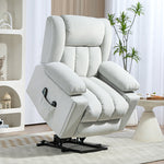 Power Lift Recliner Chair With Vibration Massage, Usb | Dove Gray