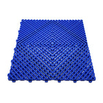 Heavy Duty Vented Garage Interlocking Floor Tiles | Blue