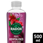 Mineral Therapy Feel Revitalised Bath Soak W/ Cherry & Raspberry, 500ml 6pk | 6