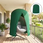 Outsunny Hanging Egg Chair Cover Garden Swing Chair Cover Waterproof, Green