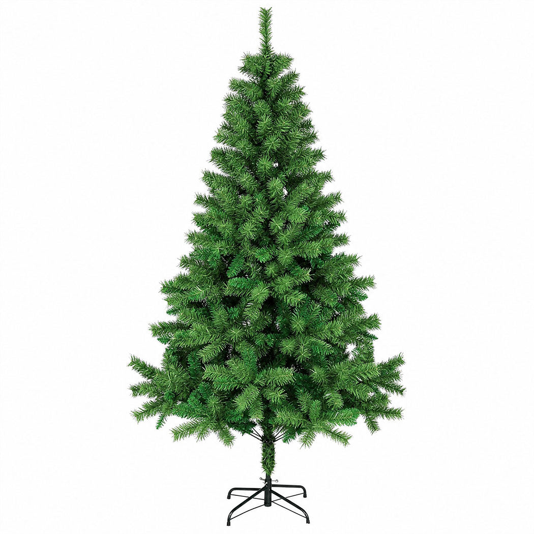 Santaco Christmas Tree 2.1m 797 Pvc Tips Metal Base Xmas Decor Indoor Green