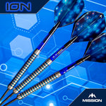 Ion Darts - Steel Tip - 95% Tungsten | 30g | Blue