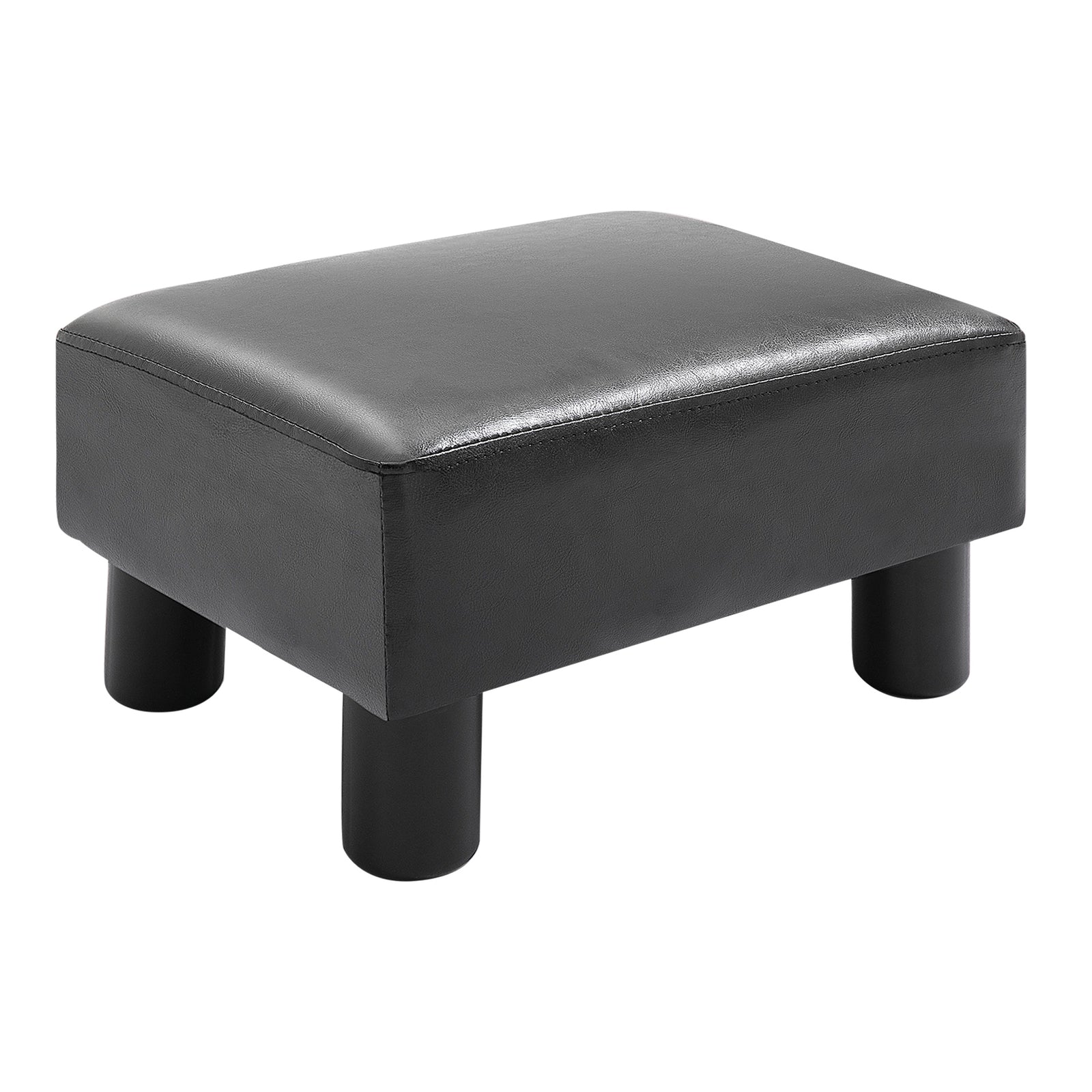 Ottoman Footrest Seat Chair Footstool Small Pu Leather