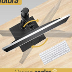 Futura Futura Single Monitor Stand 13 To 32 Inch Height Adjustable Freestanding Base Supports 8kg