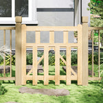 90cm/120cm W X90cm H Outdoor Wooden Garden Gate Fence Door | 90cm | Natural