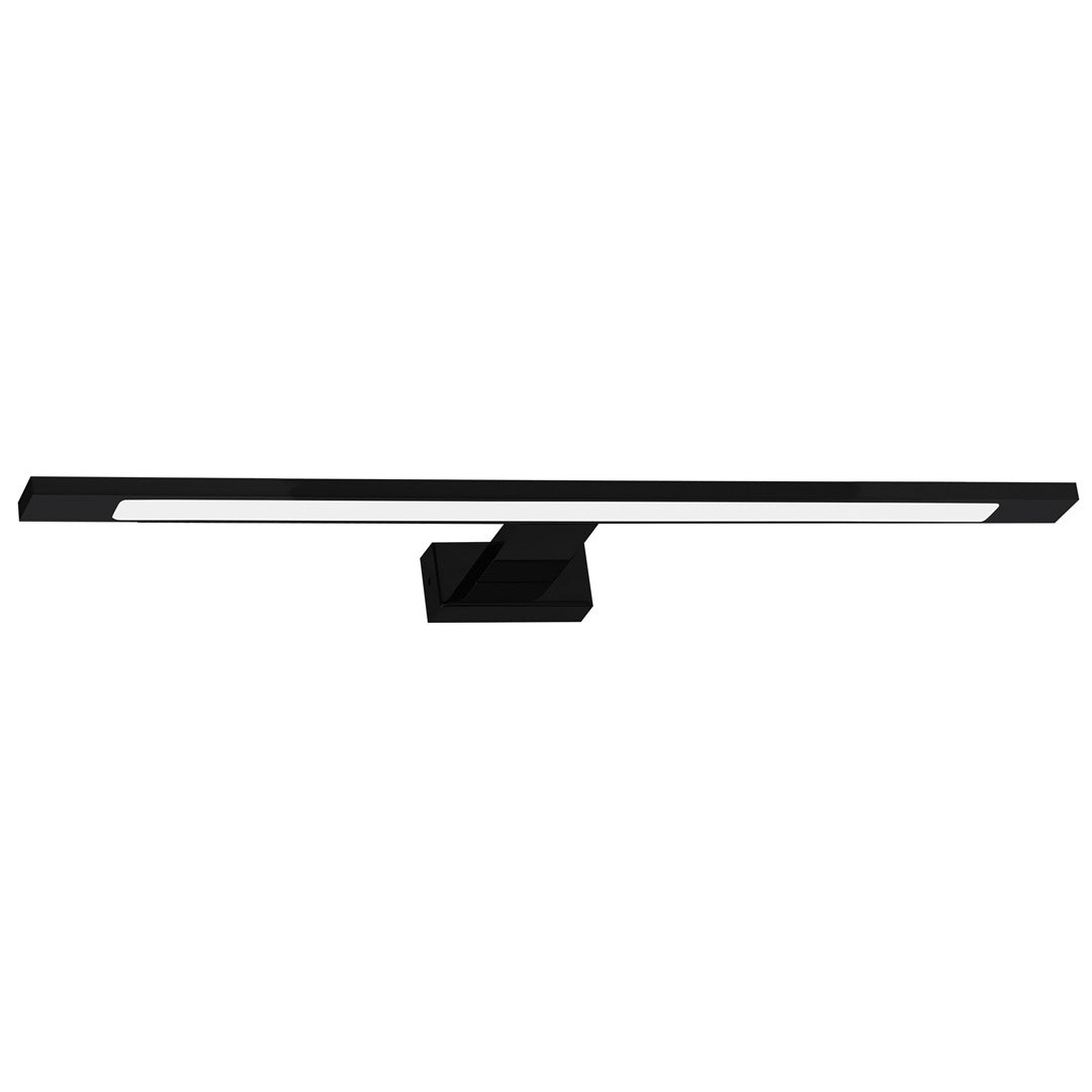 Shine Black Led 12w Wall Lamp Stylish Matt Black Light With Ip44 Rating Perfect For Mounting Above A Bathroom Mirror