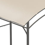 2.2 X 1.5 M Bbq Gazebo Tent Sun Shade With Canopy And Hooks | Beige