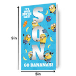 Minions 'son' Birthday Card Official Product