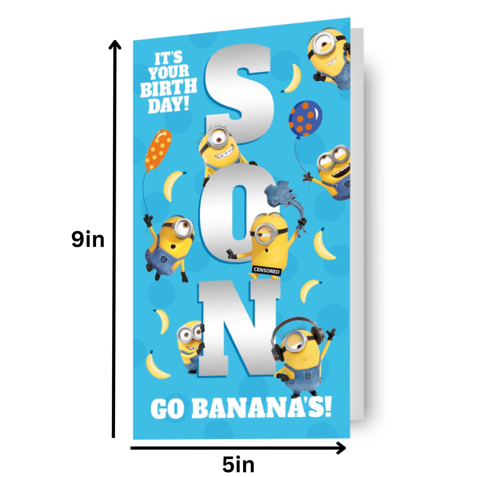 Minions 'son' Birthday Card Official Product