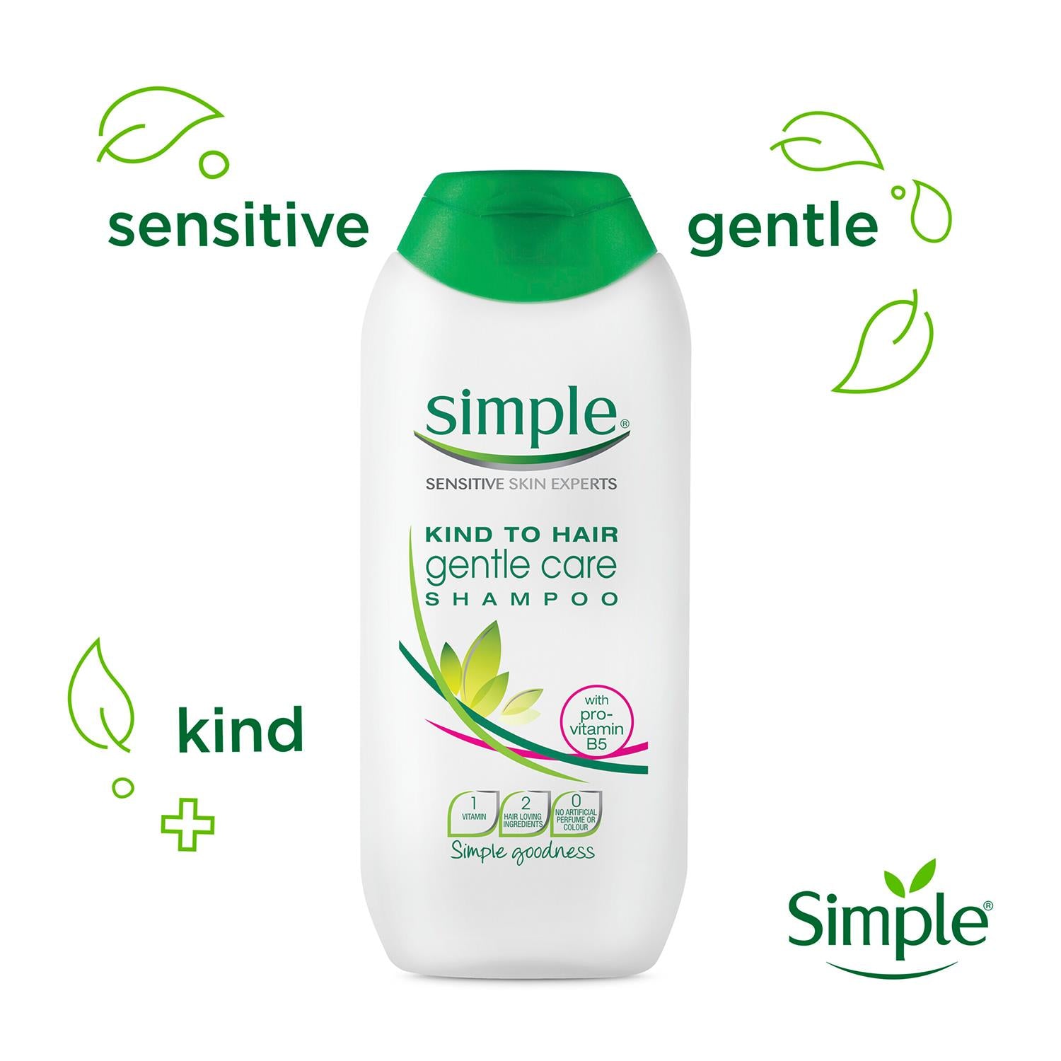 Kind To Hair Gentle Care Shampoo 200ml Twin Pack | Set of 2 | White