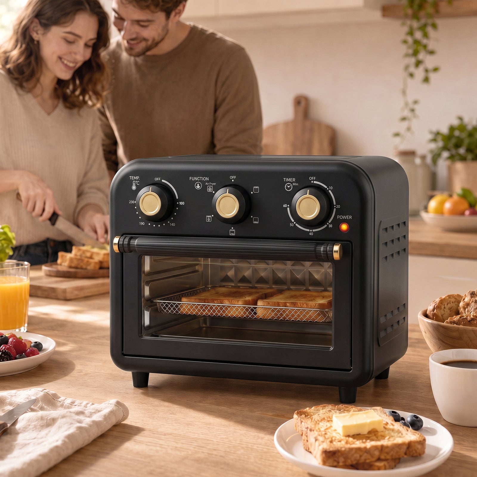 Air Fryer Oven, Convection Oven, 12 L | Black