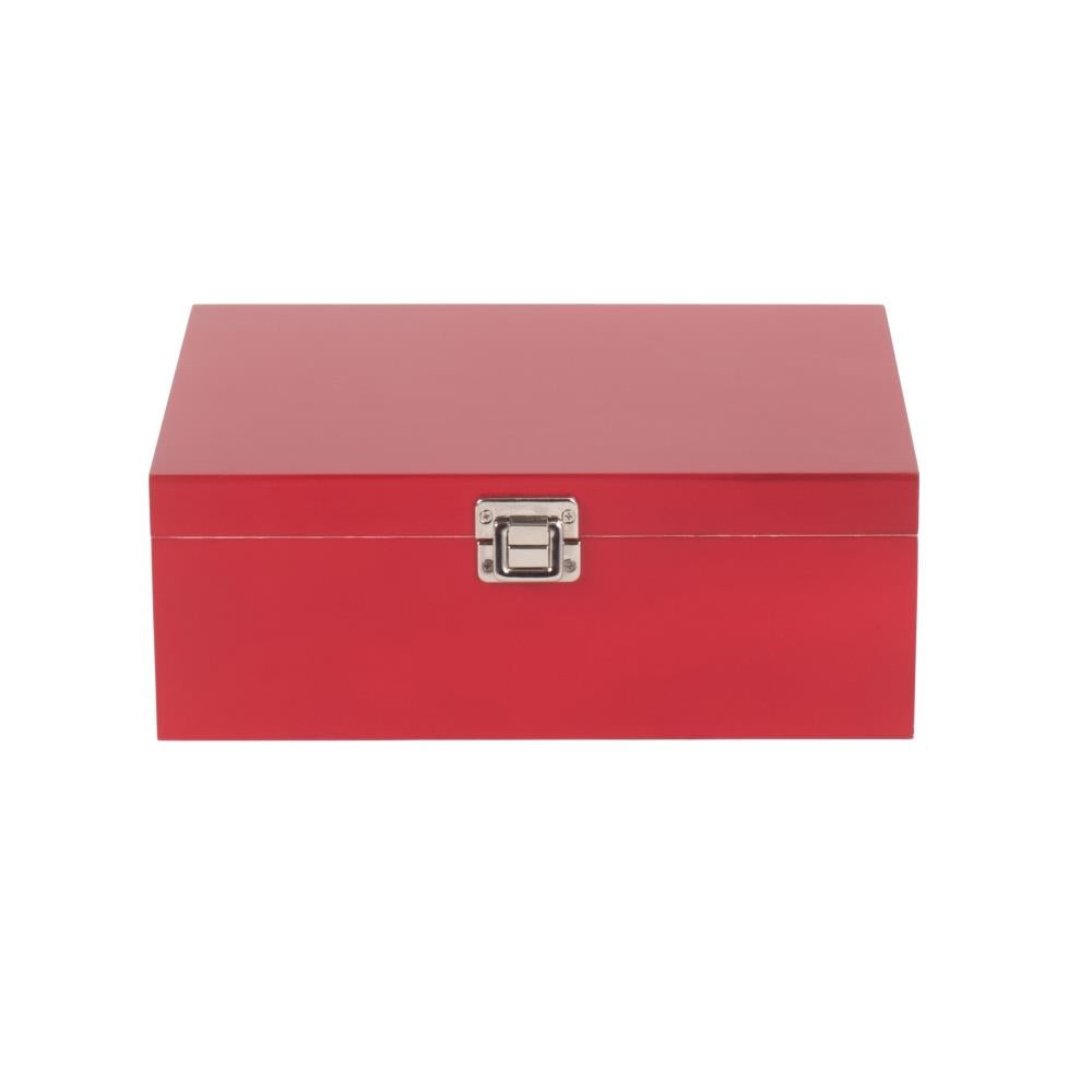 Red Wooden Storage Box | Small | Red