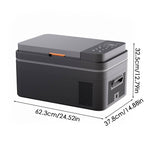 20l/25l Car Fridge Freezer Portable Compressor Car Refrigerator 12/24v Electric Cooler For Camping Down To -20℃ | Large