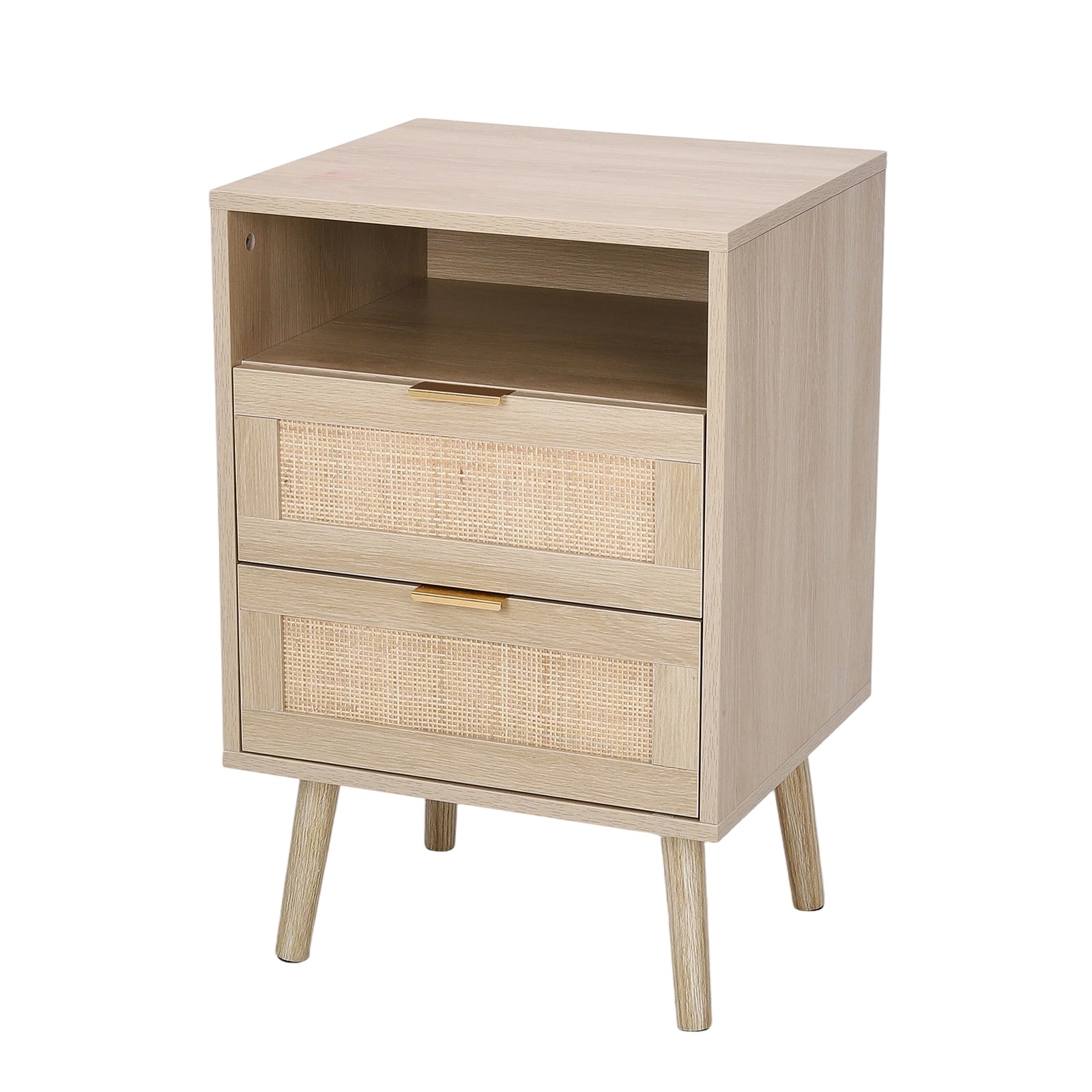 Breeins Nightstand Bedside Table With Drawers